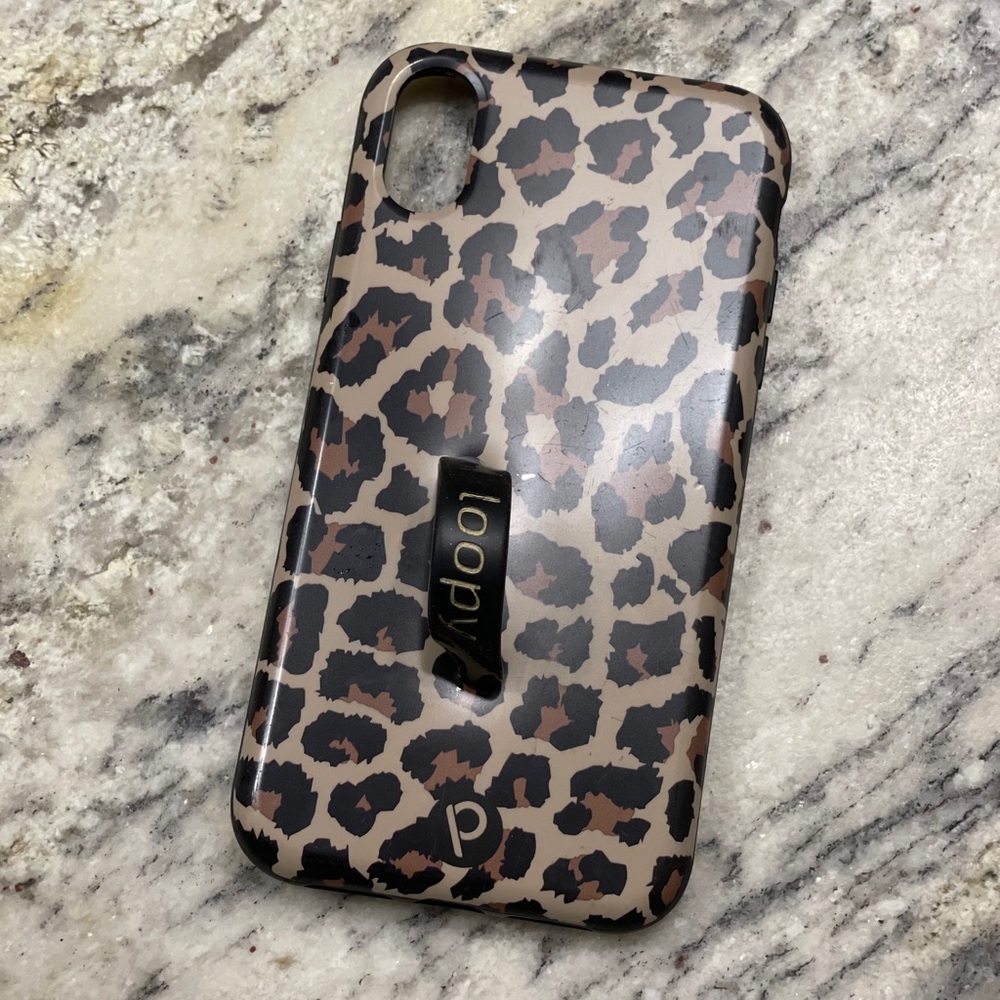 Cheetah print loopy case for IPhone XR